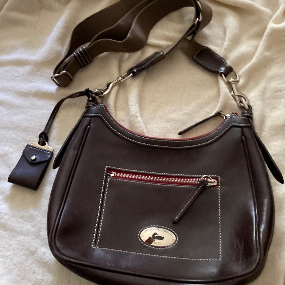 Dooney and Bourke Brown leather shoulder bag